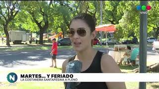 La costanera estalló de visitantes el fin de semana largo