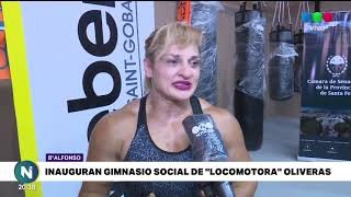 Inauguraron el gimnasio social de “Locomotora” Oliveras