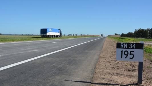 Habilitan 8 kilómetros de la Autopista de la Ruta 34