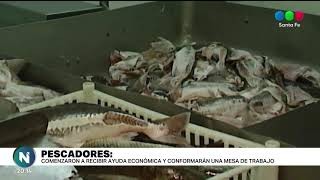 Pescadores de toda la provincia comienzan a recibir asistencia por la crisis