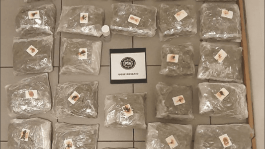 Rosario: incautaron más de 14 kilos de drogas que intentaban movilizar por encomiendas