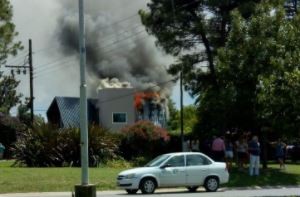 Se incendió una vivienda del tenista Agustín Calleri en Río Cuarto