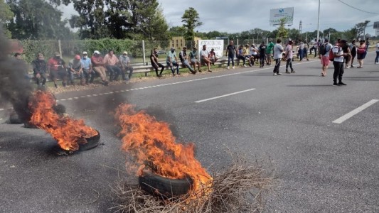 Los pescadores levantan el corte de la ruta 168 hasta la semana que viene