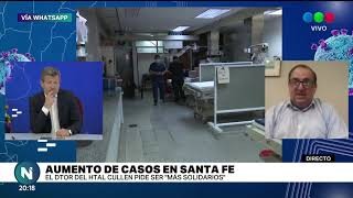 El director del Hospital Cullen pidió a la sociedad mayor solidaridad
