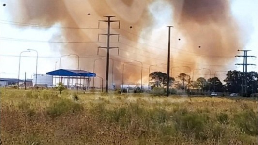 Nuevo foco de incendio en la zona del Aeropuerto Internacional Rosario