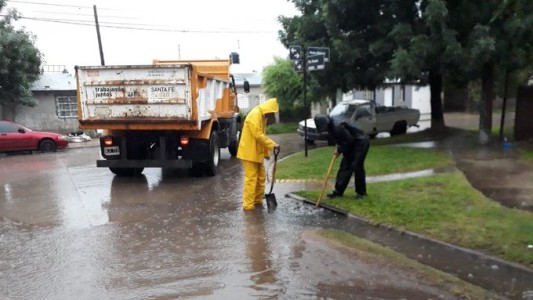 ¿Cuánto llovió en la ciudad de Santa Fe?