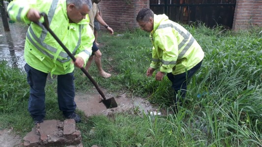 Cayeron más de 90mm de lluvia en la ciudad