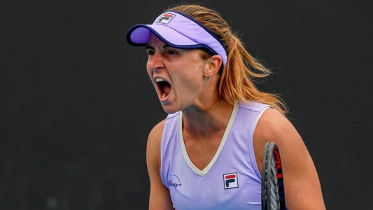Podoroska ganó y está en la segunda ronda del Abierto de tenis de Australia