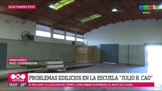 La Escuela Julio Rubén Cao abrió sus puertas, pero aguarda soluciones