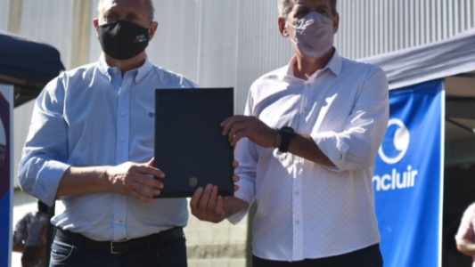 Se presentó una importante obra de pavimentación y desagüe para calle Beruti