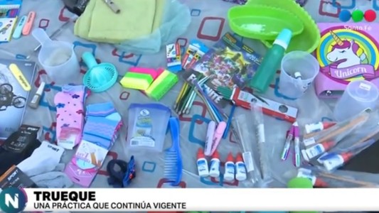 El trueque: una práctica que se acentúa en la ciudad con la crisis económica