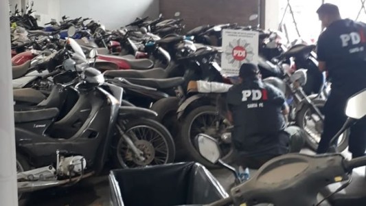 Se secuestraron más de 2400 motos durante el 2020 en la ciudad de Santa Fe