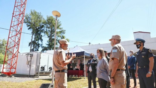Frederic inauguró la nueva antena para detectar comunicaciones encriptadas en Puerto Iguazú