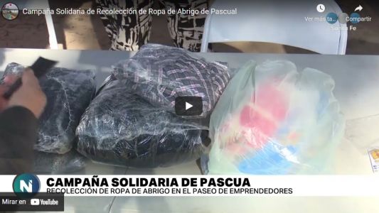 Se realiza una Campaña Recolección de Ropa de Abrigo en la Costanera Oeste