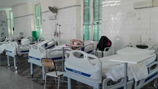 El Hospital Cullen al borde del colapso en ocupación de camas críticas