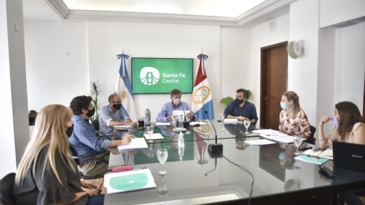 Jatón y el Comité de Gestión de Riesgos analizaron la situación sanitaria en la ciudad