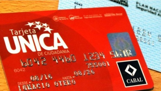 "En las próximas 24 a 48 horas se acreditan los montos de la Tarjeta Única de Ciudadanía"