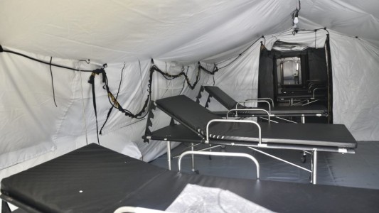 La Municipalidad invirtió $2 millones para la puesta a punto del Hospital de Campaña