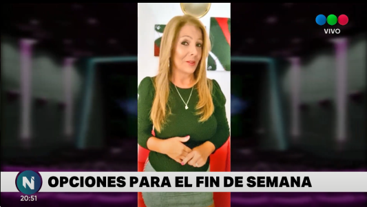 Las novedades del fin de semana de la mano de Ana Cantiani