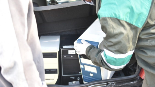 Suman dos días para la recepción de artículos electrónicos en desuso