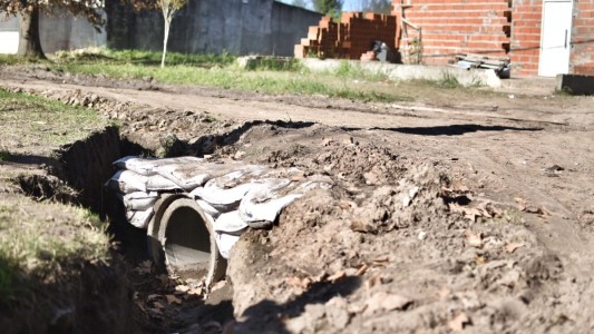 Culminaron los trabajos hídricos en Cabaña Leiva y prosiguen los de Sabalito