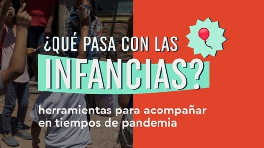 Panel en vivo bajo el título ¿Qué hacemos con las infancias en tiempo de pandemia?