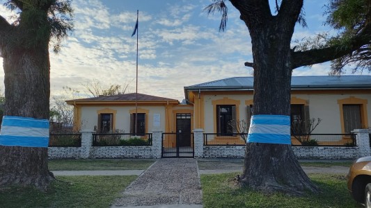 Retomaron las clases presenciales en la escuela Sarmiento de Arroyo Aguiar: "esto es irremplazable"