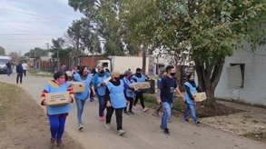 Entregan módulos alimentarios en barrio Las Lomas y Santo Domingo