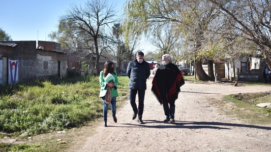 Jatón se reunió con el padre Axel por las obras que se inician en barrios del Noroeste