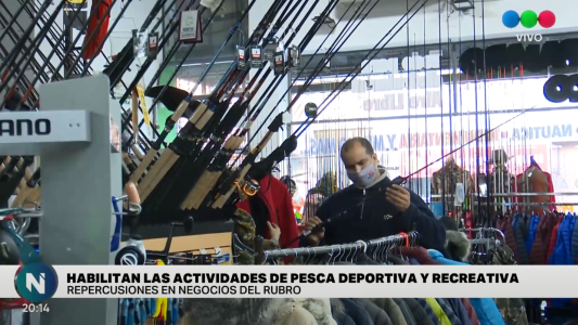 Repuntaron las ventas de artículos de pesca tras su habilitación