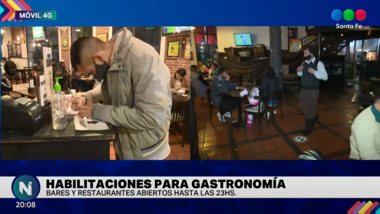 Los gastronómicos tuvieron su primera noche con horario extendido