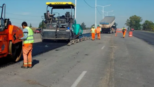 Desvíos de tránsito en la autopista Santa Fe-Rosario por tareas de repavimentación
