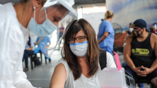 Vacunación Covid: Se otorgaron más de 6 mil turnos para este lunes en la ciudad