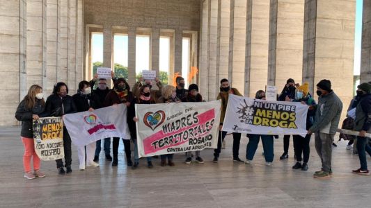 Rosario: madres y familiares de personas adictas se reunieron para apoyar a la mamá de Chano