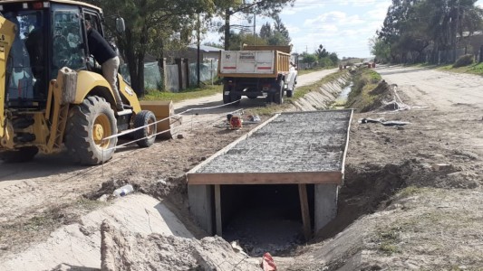 La provincia ejecuta obras hídricas para evitar anegamientos en San José del Rincón