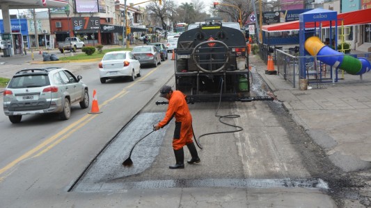 Atención Santo Tomé: las obras de bacheo en la 7 de Marzo se harán por la siesta