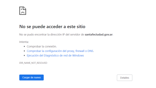 Está caída la página web del municipio: hoy se habilitaban nuevos turnos para renovar el carnet de conducir