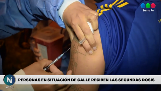 Vacunación a personas en situación en de calle: "es importante para quienes están más desprotegidos"