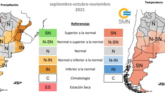 Primavera seca: se pronostican lluvias “inferiores a las normales” en Santa Fe