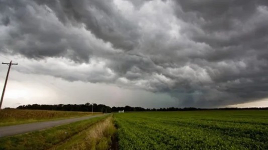 Alerta a corto plazo por fuertes tormentas y ocasional caída de granizo
