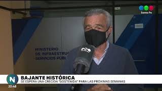 El río Paraná continuará subiendo