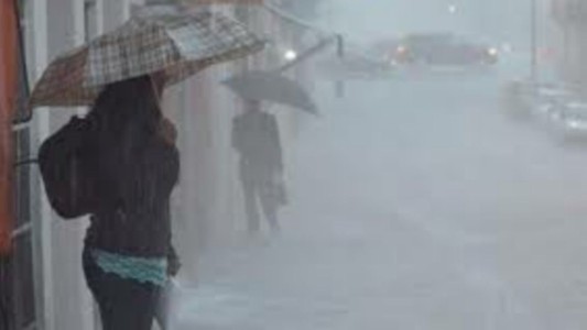 Aviso a corto plazo por tormentas fuertes con lluvias intensas y ráfagas de viento