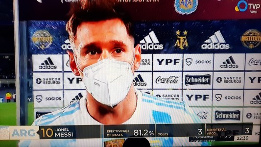 Messi marcó un nuevo récord con la Selección y no pudo contener la emoción