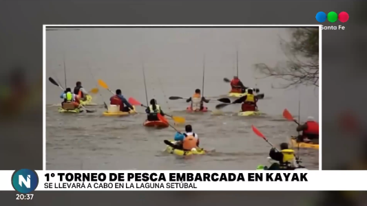 Este sábado se realizará el primer torneo de pesca embarcada en kayak