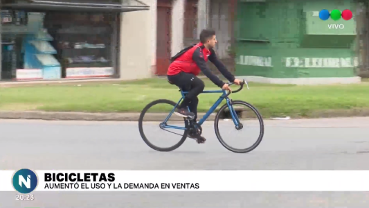 En el último tiempo aumentaron las ventas de bicicletas