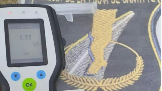Un conductor de San Javier trabó el alcoholímetro de la APSV