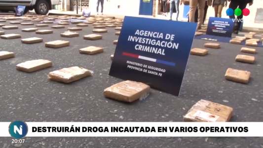 La provincia destruirá droga incautada en múltiples operativos