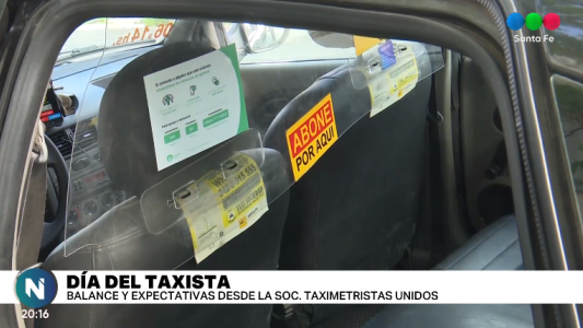 Día del taxista: "hay muchas familias en santa fe que viven del taxi"