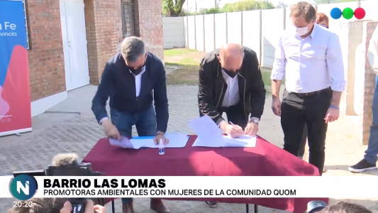 Se firmaron acuerdos con Nación para obras en la provincia, entre ellos, para barrios Las Lomas y Las Flores