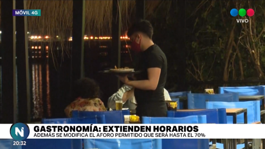 Extensión horaria para el sector gastronómico: "era lo que habíamos solicitado"